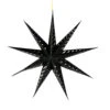 9-zackiger Deko Stern 30cm -Halloween Lieferungen 9 zackiger gothic deko stern 30cm halloween und gothic deko fuer weihnachten 9 pointed gothic decor star 54114
