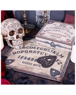 Altes Ouija Brett Mit Zeiger -Halloween Lieferungen antikes hexenbrett mit zeiger ouija board with planchette spirit board 39514 02