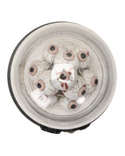 Beleuchteter Augenhügel Unter Glashaube 18cm -Halloween Lieferungen augenberg unter glaskuppel mit licht eye mound under glass dome with light halloween dekoration 54741 03