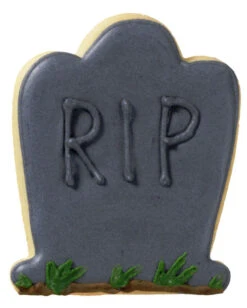 Plätzchenform Grabstein 7cm -Halloween Lieferungen austechform halloween grabstein plaetzchenform mit halloween motiv weihnachtsplaetzchen form fuer gothic fans 28570 3