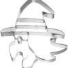 Plätzchenform Hexengesicht 8cm -Halloween Lieferungen austechform halloween hexe plaetzchenform mit halloween motiv weihnachtsplaetzchen form fuer hexen fans 28564