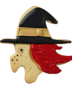 Plätzchenform Hexengesicht 8cm -Halloween Lieferungen austechform halloween hexe plaetzchenform mit halloween motiv weihnachtsplaetzchen form fuer hexen fans 28564 4
