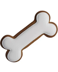 Plätzchenform Knochen 10cm -Halloween Lieferungen austechform knochen plaetzchenform mit halloween motiv weihnachtsplaetzchen form fuer hunde fans 28576 4