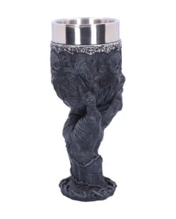 Baphomet Trinkkelch Mit Greifhand 10 Baphomet Trinkkelch Mit Greifhand -Halloween Lieferungen baphomet kelch mit greifender hand baphomets grasp goblet gothic deko 39511 04