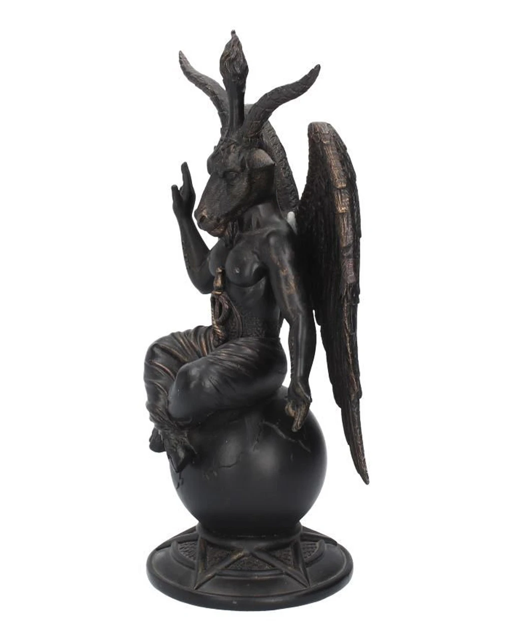 Baphomet Antik Figur Mit Ornamente 4 Baphomet Antik Figur Mit Ornamente – Bild 2