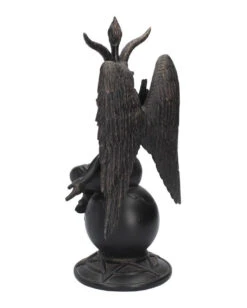 Baphomet Antik Figur Mit Ornamente 10 Baphomet Antik Figur Mit Ornamente -Halloween Lieferungen baphomet mit pentagram antik figur bapohmet antique figurine gothic deco 39516 03
