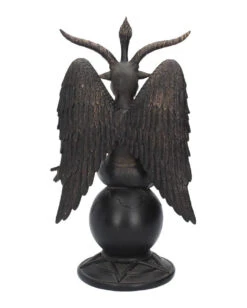 Baphomet Antik Figur Mit Ornamente 11 Baphomet Antik Figur Mit Ornamente -Halloween Lieferungen baphomet mit pentagram antik figur bapohmet antique figurine gothic deco 39516 04