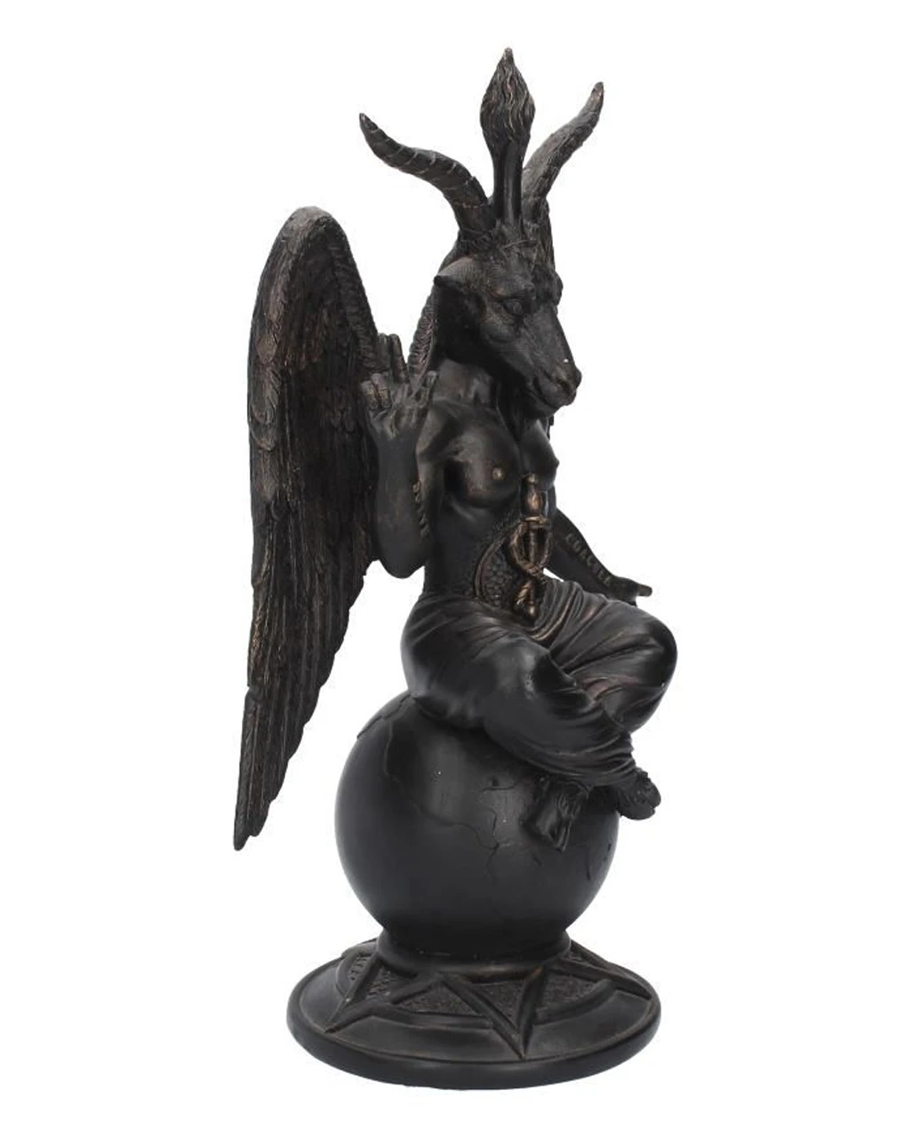 Baphomet Antik Figur Mit Ornamente 8 Baphomet Antik Figur Mit Ornamente – Bild 6