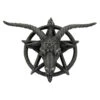 Baphomet Wandrelief -Halloween Lieferungen baphomet wanddekoration baphomet wandrelief baphomet wall plaque 39219 01
