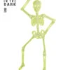 Skelett 90cm UV-Neongelb -Halloween Lieferungen bewegliches uv neon skelett 90cm posable uv neon skeleton halloween deko 52013 01