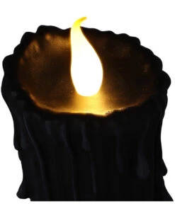 Schwarze Magie LED Kerze 19cm 13 Schwarze Magie LED Kerze 19cm -Halloween Lieferungen black magic led kerze black magic led candle halloween deko gothic deko 54011 06