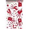Blutspritzer Wanddeko 23-tlg. -Halloween Lieferungen blutiger handabdruck halloween deko bloody hand wall grabber bild1 28464