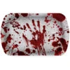 Party Tablett Halloween Blutbad -Halloween Lieferungen blutiges halloween party tablett bloody halloween party tray blutbad buffet deko halloween 53226