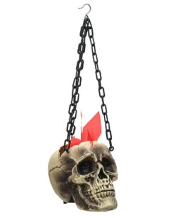 Totenkopf LED Flammenschale 6 Totenkopf LED Flammenschale -Halloween Lieferungen brennende totenschaedel laterne schaedellaterne mit licht und bewegungseffekt skull with flame 37865 02