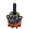 Blubbernder Hexenkessel Räucherkegel & Kerzenhalter -Halloween Lieferungen bubbling brew hexenkessel kerzen und raeucherkegel halter halloween und hexendeko 51650 3