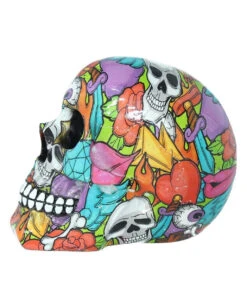 Calypso Pop Art Totenkopf -Halloween Lieferungen calypso pop art totenschaedel calypso pop art totenkopf calypso pop art skull 50728 03