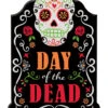 Day Of The Dead Schild Mit Glitzer Schrift -Halloween Lieferungen day of the dead schild mit glitter schrift day of the dead sign with glitter font 38774 01