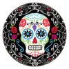 Sugar Skull Pappteller 10 St. -Halloween Lieferungen dia de los muertos pappteller sugar skull pappteller day of the dead plates 28458