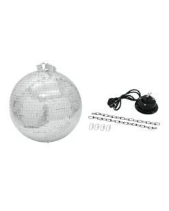 DISCO Spiegelkugel 40 Cm Mit Motor -Halloween Lieferungen disco spiegelkugel 40cm mirror ball disco ball partyzubehoer 65686 02