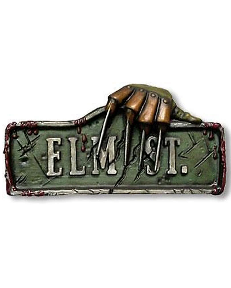 Elm Street Schild Wanddekoration 3 Elm Street Schild Wanddekoration