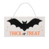 Trick Or Treat Fledermaus Hängeschild 1 Trick Or Treat Fledermaus Hängeschild -Halloween Lieferungen fledermaus trick or treat haengeschild trick or treat hanging sign halloween deko 51657 01