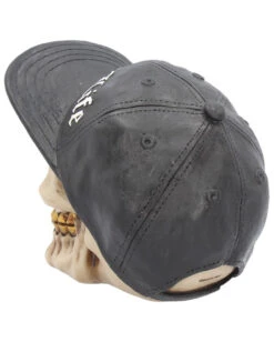 Gangster Totenschädel "Thug Life" 15,8cm -Halloween Lieferungen gangster totenkopf gangster totenschaedel gangster skull skull with gold teeth 53388 04