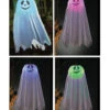 Gespenst Hängefigur Mit Bunten LED 60cm -Halloween Lieferungen geist haengefigur mit led farbwechsler 60cm halloween gespenst zum aufhaengen lightning ghost decoration 35988