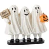 3 Niedliche Happy Halloween Geister 20x16 Cm -Halloween Lieferungen geister trio happy halloween ghost trio happy halloween niedliche geister figuren halloween deko 53797