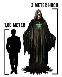 Gigantisches Skelett Phantom Halloween Animatronic -Halloween Lieferungen gigantischer skelett reaper halloween animatronic skeleton reaper halloween animatronic prop halloween deko 51242