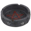 Runder Pentagramm Aschenbecher -Halloween Lieferungen gothic pentagramm aschenbecher gothic pentagram ashtray gothic wohnaccessoire 53272 01