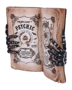 Hellseher Zauberbuch Deko 25,8cm 10 Hellseher Zauberbuch Deko 25,8cm -Halloween Lieferungen grimoire hexenbuch deko psychic compendium deco halloween tischdekoration 51062 02