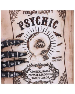 Hellseher Zauberbuch Deko 25,8cm 13 Hellseher Zauberbuch Deko 25,8cm -Halloween Lieferungen grimoire hexenbuch deko psychic compendium deco halloween tischdekoration 51062 05