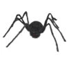 Schwarze Monsterspinne Mit Fell 200 Cm -Halloween Lieferungen haarige monsterspinne mit kunstfell large furry spider halloween dekoration 38048 01
