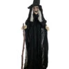 Halloween Figur Hexe Agatha 180cm -Halloween Lieferungen halloween animatronic hexe agatha 180cm halloween und horror deko und animierte props halloween props 52978