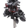 Schwarze Witwe Brautstrauß Mit Schwarzen & Roten Rosen -Halloween Lieferungen halloween brautstrauss mit schwarzen und roten rosen black widow bouquet with red and black roses 38618 01
