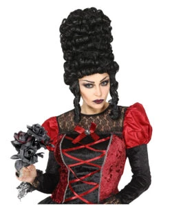 Schwarze Witwe Brautstrauß Mit Schwarzen & Roten Rosen 7 Schwarze Witwe Brautstrauß Mit Schwarzen & Roten Rosen -Halloween Lieferungen halloween brautstrauss mit schwarzen und roten rosen black widow bouquet with red and black roses 38618 03