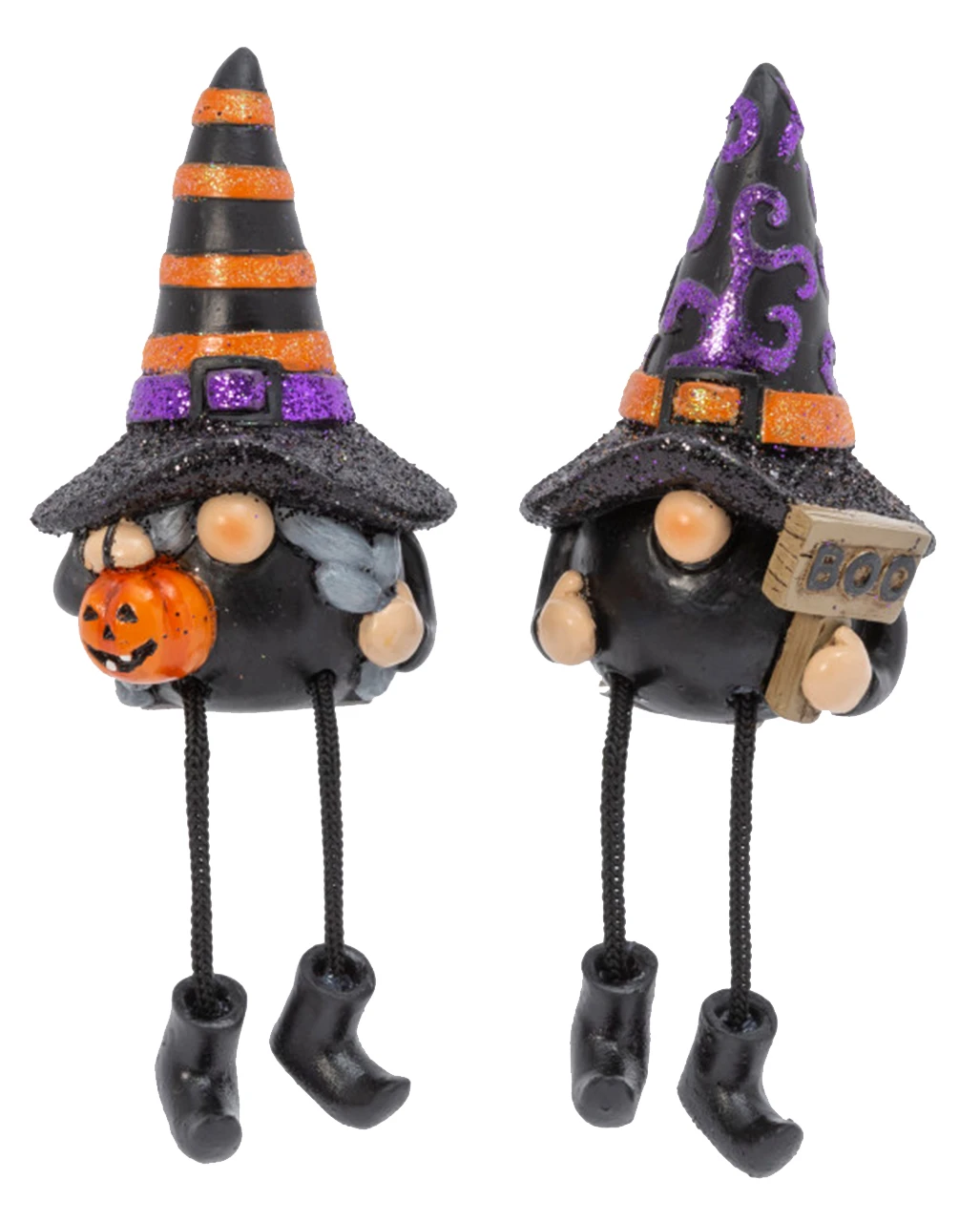 Kantenhocker Halloween Deko Zwerg 11cm 3 Kantenhocker Halloween Deko Zwerg 11cm