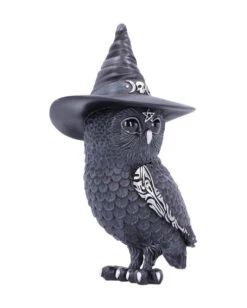 Walpurgisnacht Eule Mit Hexenhut 13,5cm 12 Walpurgisnacht Eule Mit Hexenhut 13,5cm -Halloween Lieferungen halloween eule mit hexenhut walpurgisnacht eule mit hexenhut halloween owl with witch hat 50745 04