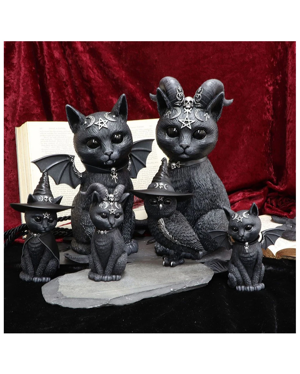 Walpurgisnacht Eule Mit Hexenhut 13,5cm 9 Walpurgisnacht Eule Mit Hexenhut 13,5cm – Bild 7