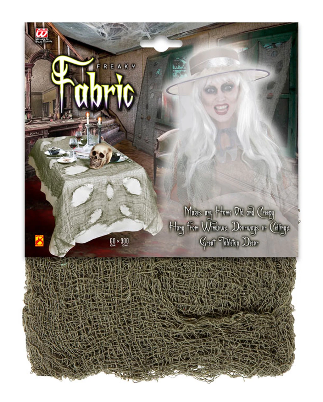 Halloween Lumpenstoff Grün 5 Halloween Lumpenstoff Grün – Bild 3