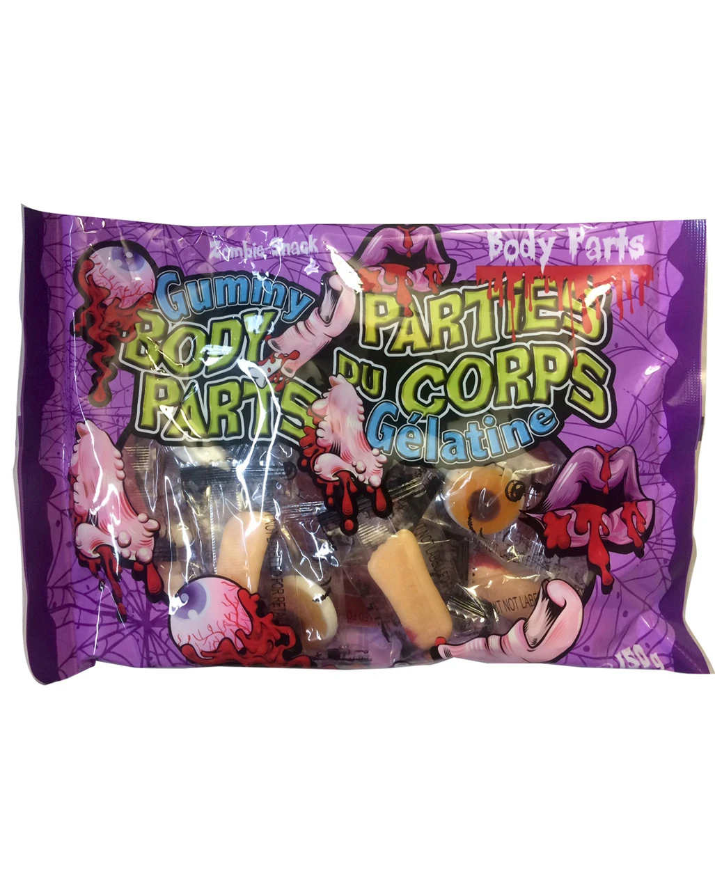 Halloween Körperteile Fruchtgummi 3 Halloween Körperteile Fruchtgummi