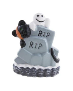 Halloween Kerze Mit Geist 13,5cm -Halloween Lieferungen halloween geister kerze halloween ghost candle halloween dekoration 51764 03