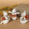 Niedliche Halloween Geister Mit Kürbissen 3er Set 1 Niedliche Halloween Geister Mit Kürbissen 3er Set -Halloween Lieferungen halloween geister mit kuerbissen 3er set halloween ghost figurine with pumpkins set of 3 54184 neu
