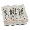 Creepy Skelette Halloween Geschirrtuch -Halloween Lieferungen halloween geschirrtuch party skelette halloween deko und halloween homeware halloween skeleton dishtowel 54130