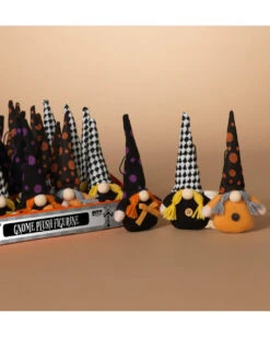 Halloween Gnom Zum Aufhängen 16,5cm 5 Halloween Gnom Zum Aufhängen 16,5cm -Halloween Lieferungen halloween haenge gnom halloween hanging gnome kinderfreundliche halloween deko 54236 2