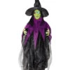 Gruselige Hexe Mit Leuchtaugen 87 Cm -Halloween Lieferungen halloween hexe mit leds halloween deko hanging light up witch 27420
