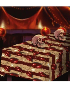 Horror Clown Zirkus Halloween Tischdecke -Halloween Lieferungen halloween horrorclown circus tischdecke halloween horror clown circus tablecloth horror zirkus dekoration 53166 3