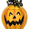 Keramik Keksdose Halloween Kürbis 24cm -Halloween Lieferungen halloween kuerbis keramik keksdose jack o lantern ceramic cookie jar halloween homeware und wohnaccessoires 54634