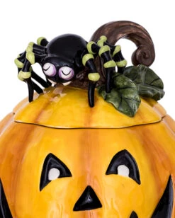 Keramik Keksdose Halloween Kürbis 24cm -Halloween Lieferungen halloween kuerbis keramik keksdose jack o lantern ceramic cookie jar halloween homeware und wohnaccessoires 54634 2