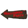 Halloween Party Hinweisschild 50cm -Halloween Lieferungen halloween party wegweiser halloween party hinweisschild haloween party signpost 52833 01